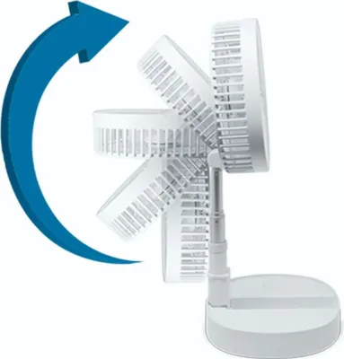 Image de Starlyf Ventilateur Opvouwbare 23 cm Blanc