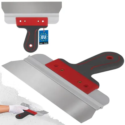 Image de KOTARBAU® Spatule de surface en acier inoxydable 250 mm pour l'application de mastic Plâtre Enduit