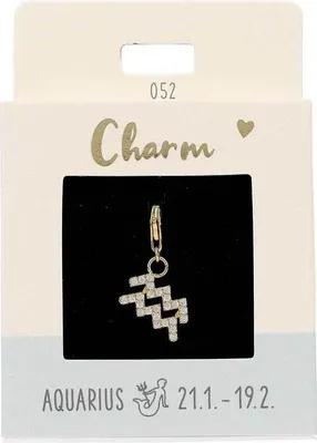 Produktbild von Depesche Charms Express Yourself für Halsketten und Armbänder : Aquarius gold Charms Express Yourself für Halsketten und Armbänder: Aquarius gold