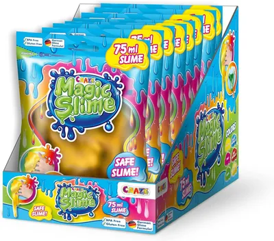 Productafbeelding van Magic Slime - 24-delig - Slijm voor kinderen - Compleet display met 24 x 75 ml kleurrijk slijm