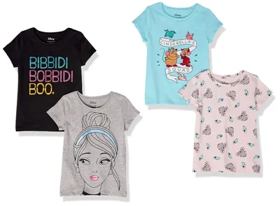 Obrázek produktu pro A. Základní kolekce: Disney | Marvel | Star Wars | Frozen | Princezny | Trička s krátkým rukávem pro dívky