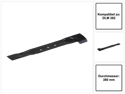 Zdjęcie produktu dla Ostrze sierpowe Makita 380 mm (191D41-2) Ostrze do kosiarki akumulatorowej DLM 382