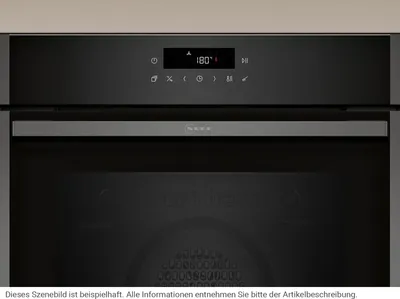 Produktbild von Neff N 50 B6ACJ7AG3 Backofen 71 l 3600 W Schwarz, Graphit