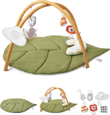 Produktbild von Spieldecke Erlebnisdecke Spielbogen 6 sensorische Spielzeuge 109x85x54cm