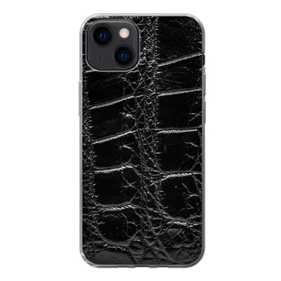 Produktbild von MuchoWow® Handyhülle Schutzhülle Hülle für iPhone 13 mini Tiermuster - Krokodile - Leder Silikon Softcase Handy Hülle - Softcase