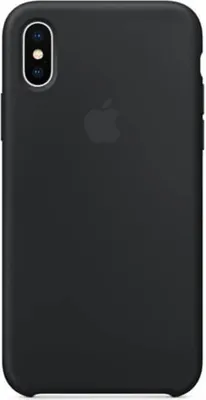 Produktbild von Apple iPhone X Hülle - Silikon - Soft Case, Backcover - Schwarz