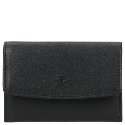 Produktbild von Esquire Leder Schlüsselmäppchen Logo Key Case Black schwarz