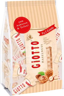 Produktbild von Giotto 9x3 mini kuleczki biszkoptowe o smaku orzechów laskowych 116g