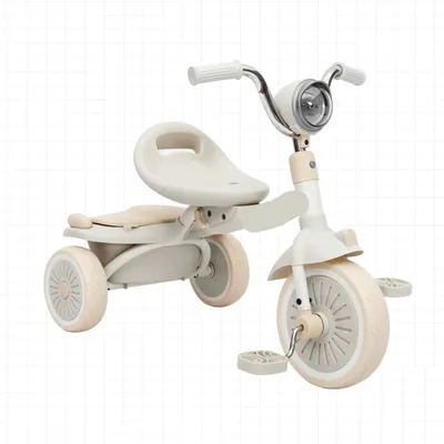 Productafbeelding van Kinderdriewieler - met Pedalen - Driewieler - Peuterfiets - Driewieler Trike - Kinderfiets - PolyurethanWielen