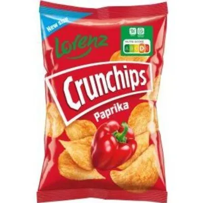 Produktbild von Lorenz Crunchips Paprika 175g, Chips, 10 Beutel