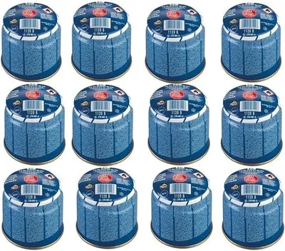 Image de Pack de 12 Cartouches de gaz 190g Perçable Butane KEMPER