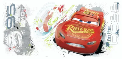 Produktbild von Samolepka na zeď Cars Boss - Auta XXL - 1 arch 93x44 cm