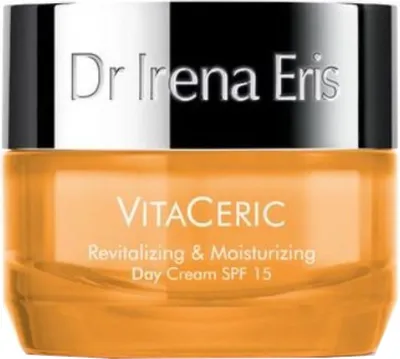 Produktbild von Dr Irena Eris VitaCeric Revitalizing-Moisturizing Cream SPF 15, Tagescreme, Frauen, Jeder Hauttyp, Gesicht, Anti-Falten, Feuchtigkeitsspendend, Revitalisierend, 50 ml