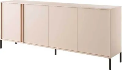 Produktbild von Kommode Sideboard Dast 203x39,5x81cm beige 4-türig