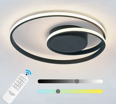 Produktbild von Ailiebe Design® LED Deckenlampe Dimmbar mit Fernbedienung 46cm 3800lm moderne Deckenleuchte für Wohnzimmer mit Memory Funktion