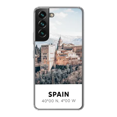 Produktbild von MuchoWow® Handyhülle Schutzhülle Hülle für Samsung Galaxy S22 Spanien - Schloss - Vintage - Sommer Silikon Softcase Handy Hülle - Mobiltelefonhülle