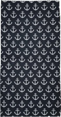 Produktbild von Loop Schal Multifunktionstuch Halstuch Bandana Sport Outdoor Schlauchschal Anker Schwarz