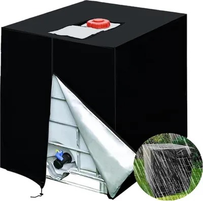 Produktbild von IBC Tank Abdeckung 1000l Wassertank Regenwasser Schutzplane UV-beständig