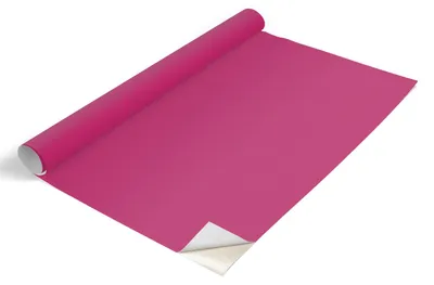 Imagen del producto de Película adhesiva para muebles - Película autoadhesiva de 65x130 cm - Película para muebles, ideal para armarios - Película para muebles, especialmente para la cocina - Resistente al agua - Lavable - Autoadhesiva - Sin burbujas de aire - Rosa intenso