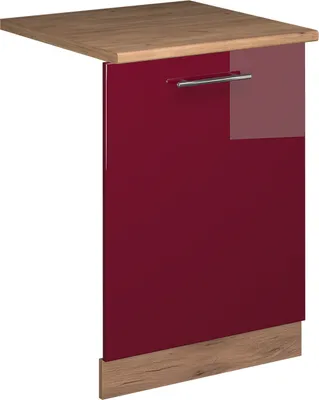 Obrázek produktu pro Čelní panel myčky Vicco Fame-Line Bordó červená vysoký lesk 60 cm , PD Dub, Model 54844