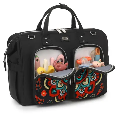 Productafbeelding van Babyluiertas met Kinderwagenclips en Verschoonmat