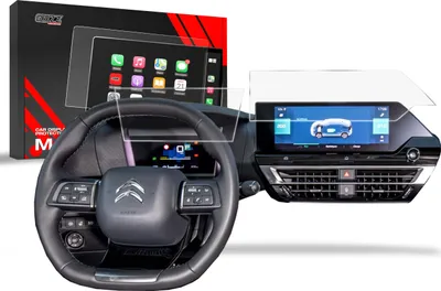Produktbild von Matte GrizzGlass Auto-Display-Schutz Citroen C4 X 10" (2022-2024) [2in1]