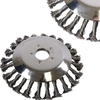 Produktbild von Unkrautbürste Wildkrautbürste 6" 25,4 x 1,25mm für Motorsense Freischneider