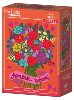 Zdjęcie produktu dla Puzzle 500 elementów Hachette „Miłość na zawsze”