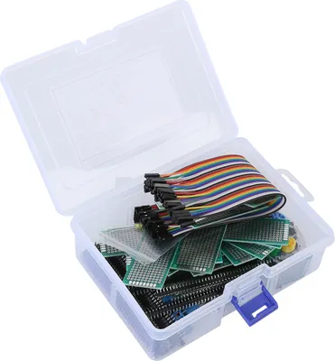 Obrázek produktu pro Obvodová deska Kompletní praktické oboustranné prototypové desky s 5 barvami LED pro DIY elektronické projekty