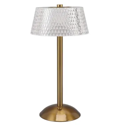 A product shot of a table lamp.