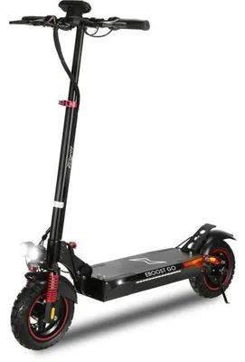 Obrázok produktu pre Elektrická kolobežka pre dospelých EBOOST GO – dojazd až 50 km – bezdušové terénne pneumatiky 10” – batéria 54 V/10 Ah – hmotnosť 23 kg