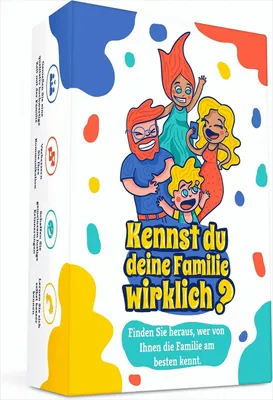 Produktbild von Kennst du Deine Familie wirklich Das verrückte Familienspiel voller Quizze und Herausforderungen