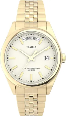 Produktbild von Damenarmbanduhr TIMEX TW2V68300, klassisch in Gold.