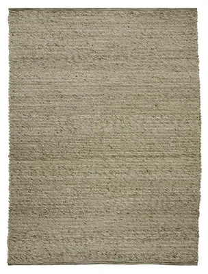 Produktbild von Wollteppich - Feline Olivgrün Meliert