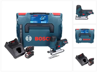 Zdjęcie produktu dla Wyrzynarka akumulatorowa Bosch GST 12V-70 Professional 12 V ( 06015A1005 ) + 2x akumulator 3,0 Ah + ładowarka + L-Boxx