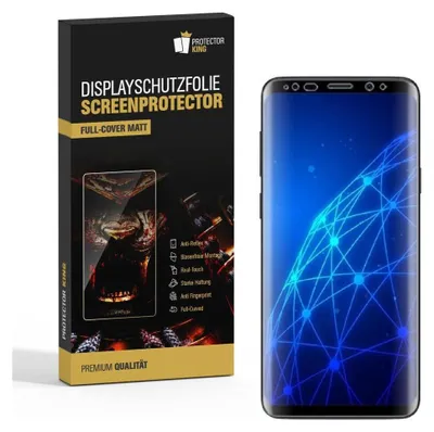 Produktbild von 2x Displayfolie für Samsung Galaxy S9 FULL COVER Displayschutzfolie Display MATT