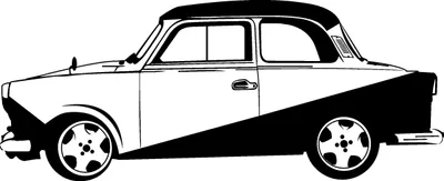 Produktbild von Trabant 600, Trabi, DDR-Kultauto - Wandtattoo-  Wallart, Kultauto