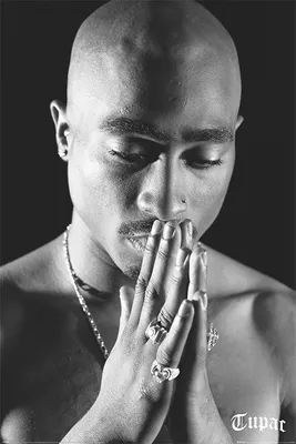 Produktbild von Wandposter 2pac 'Pray' Motiv, offiziell lizenziert mit Echtheitssiegel, 61x91,5 cm