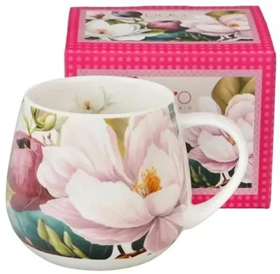 Obrázok produktu pre Porcelánový hrnek Magnolias v dárkové krabičce