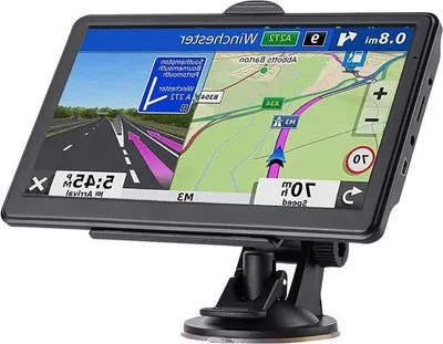 Image de Système de navigation GPS avec écran tactile 7 pouces - Noir