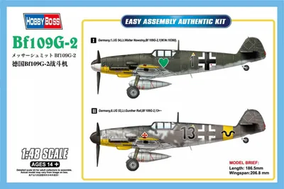 Immagine prodotto di HOBBY BOSS HB81750 Messerschmitt Bf109G-2