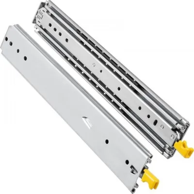 Produktbild von Heavy-Duty Ladegleiter – 3-fach – Vollauszug – Bis 225?kg – Kaltgewalzter Stahl – Verzinkt – Lade Rails
