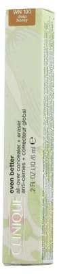 Immagine prodotto di Clinique Even Better All Over Concealer+Eraser WN 100 Deep Honey (6 ml)