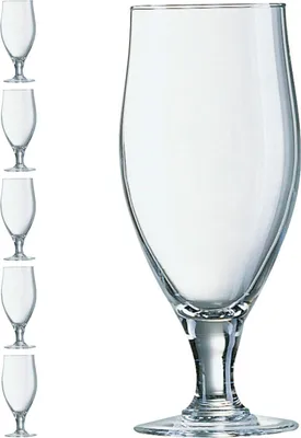 Produktbild von Arcoroc ARC 07132 Cervoise Biertulpe, Bierglas, 380ml, Glas, transparent, 6 Stück