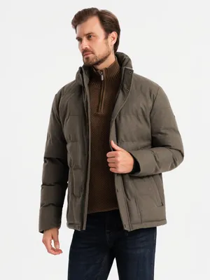 Produktbild von Ombre Clothing Winterjacke für Männer Jagne olive XXL