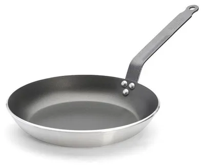 A de BUYER CHOC RESTO frying pan is shown against a white background.