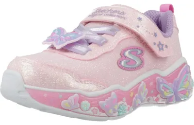 Immagine prodotto di Sneakers Del Marchio Skechers Del Modello Lights Lil Butterfly Blis Rosa