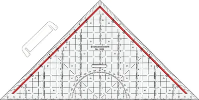 Produktbild von Standardgraph Zeichendreieck 32 cm, Winkelskala 180/1°