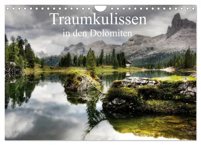 Produktbild von Traumkulissen in den Dolomiten (Wandkalender 2027 DIN A4 quer), CALVENDO Monatskalender