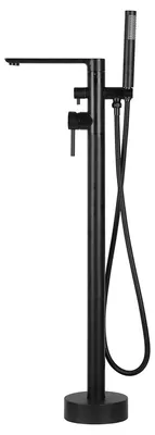 Produktbild von Differnz Badewannen Standarmatur schwarz matt mit Unterputzgrundkörper 30.416.58